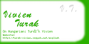 vivien turak business card